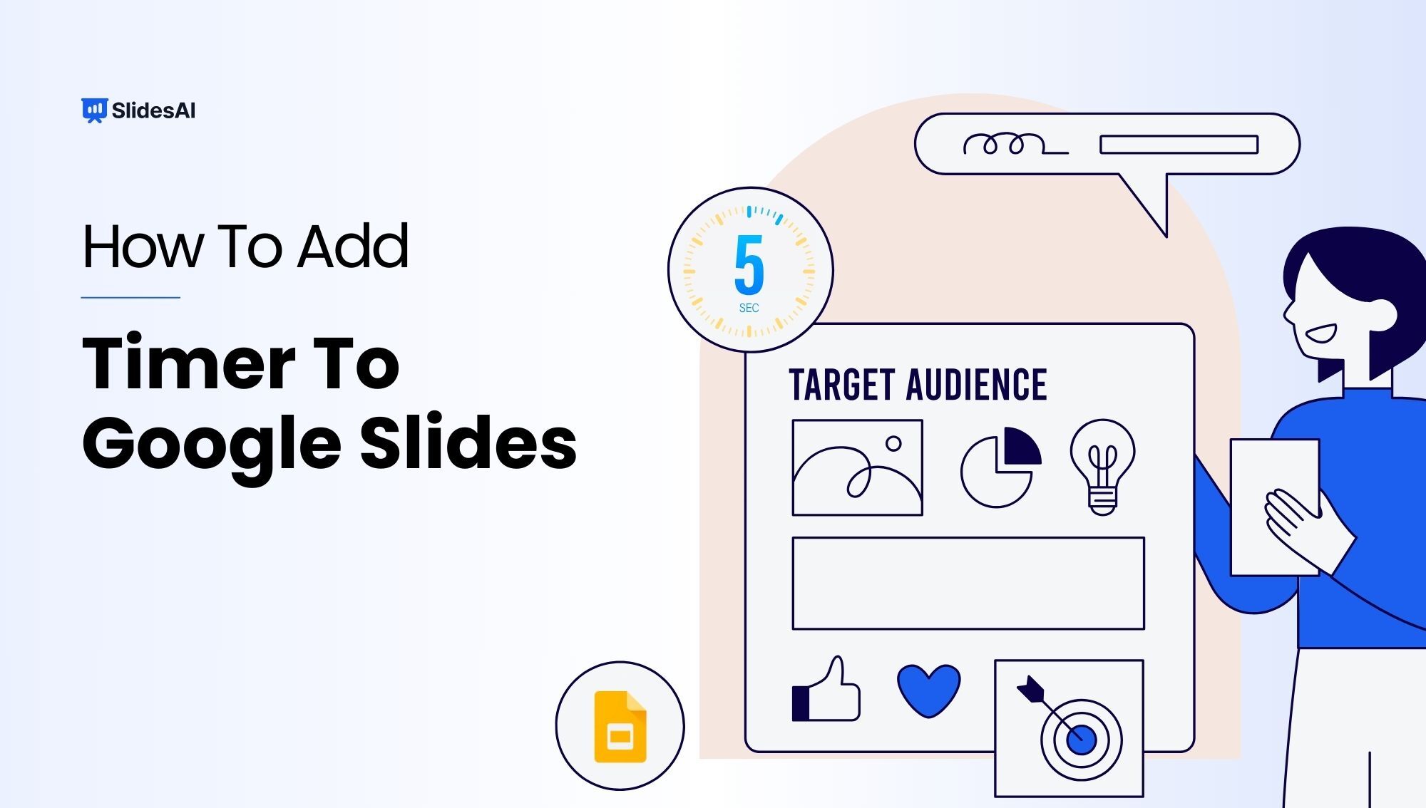 how to add timer on google slides