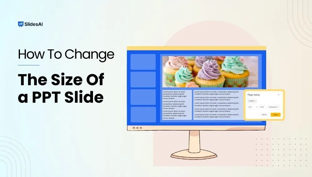 size of PPT slide