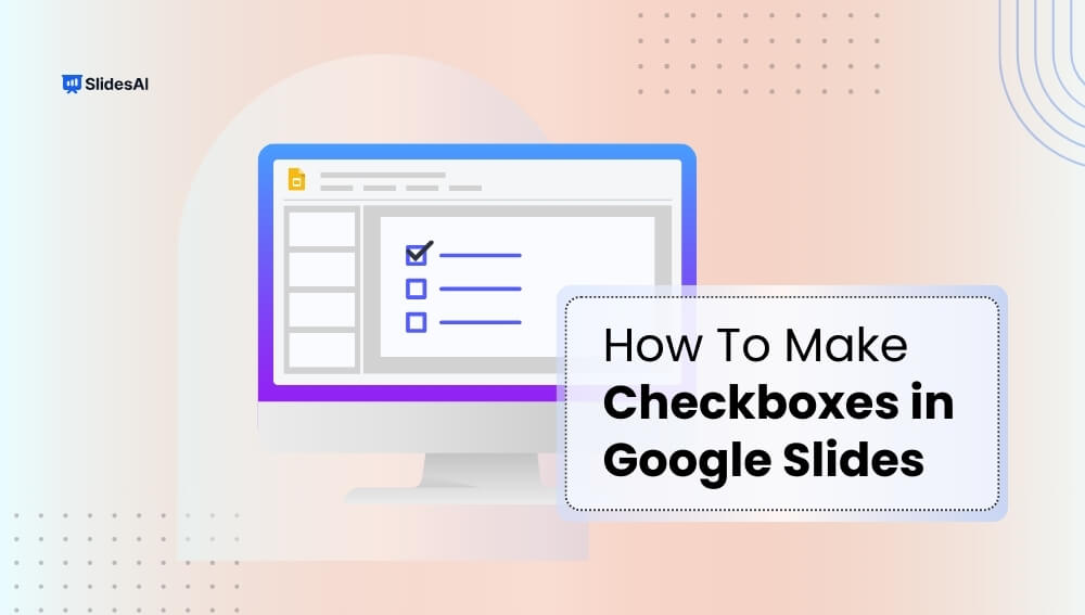 how to add checkbox in google slides