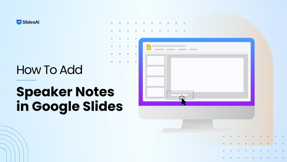 speaker notes in googles slides tutorial