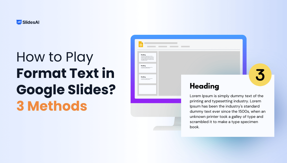 3 methods to format text in Google Slides