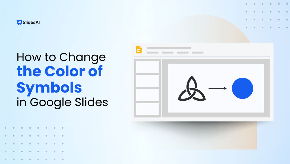 How to Change the Color of Symbols in Google Slides