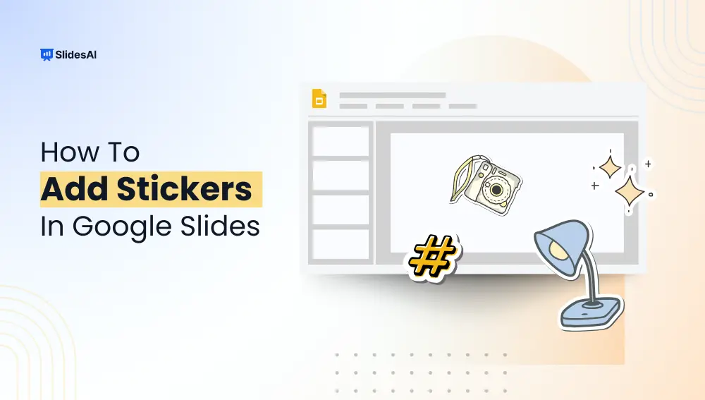 How to add stickers in google slides
