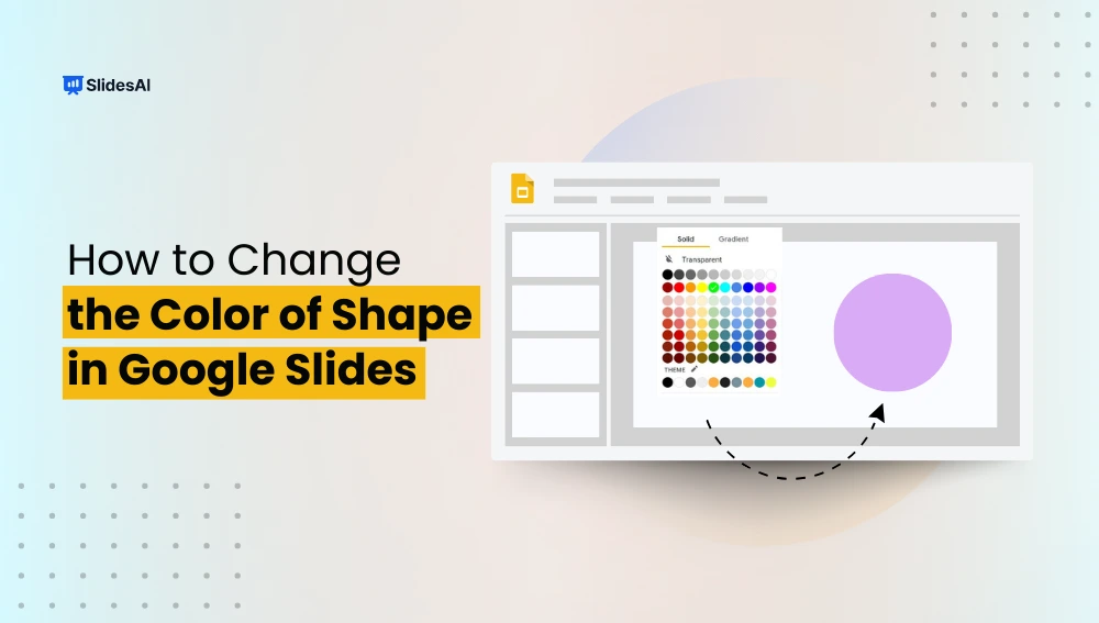 How to Change the Color of Shape in Google Slides