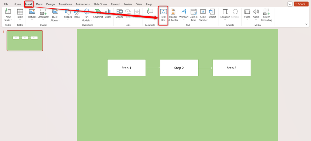 Add Text in PowerPoint