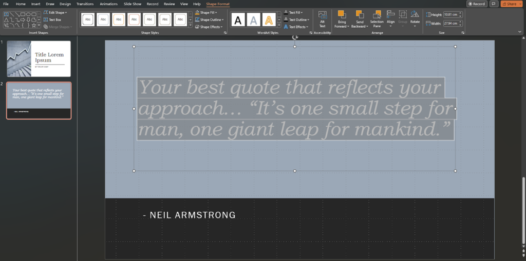 How To Change Text Outline Color In Powerpoint