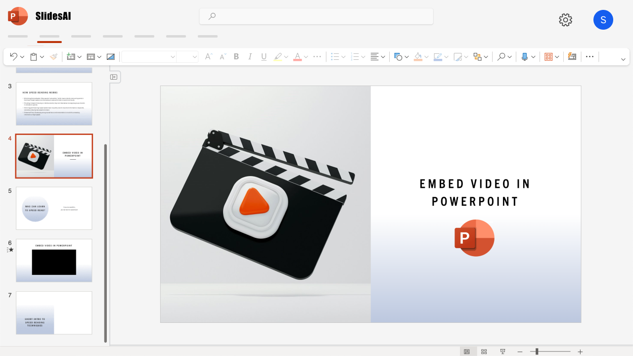 How to embed a video in PowerPoint