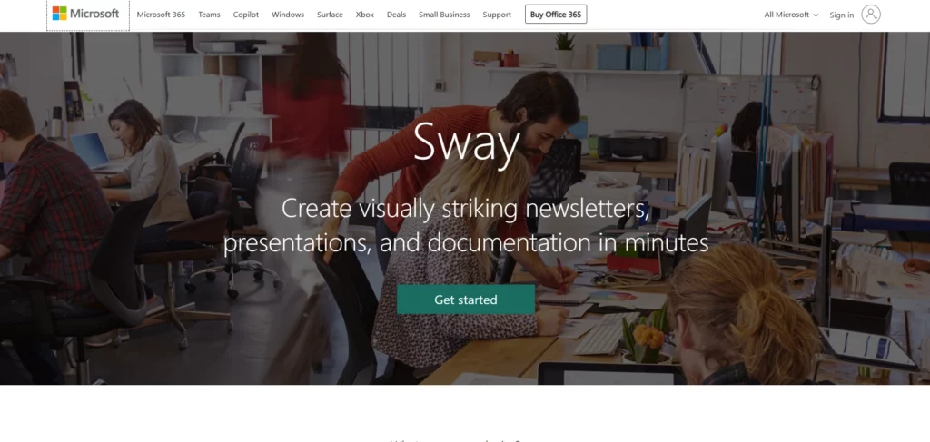 Mircosoft Sway