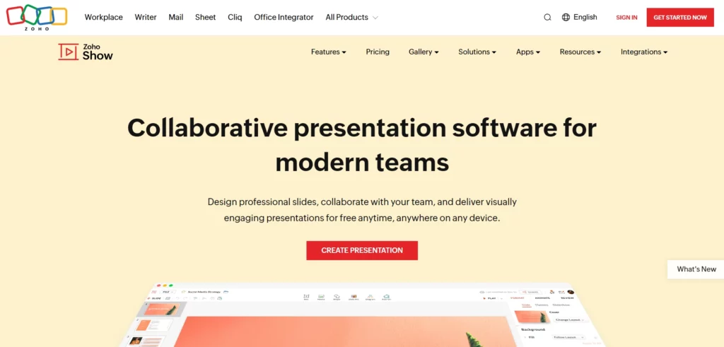 Zoho Show