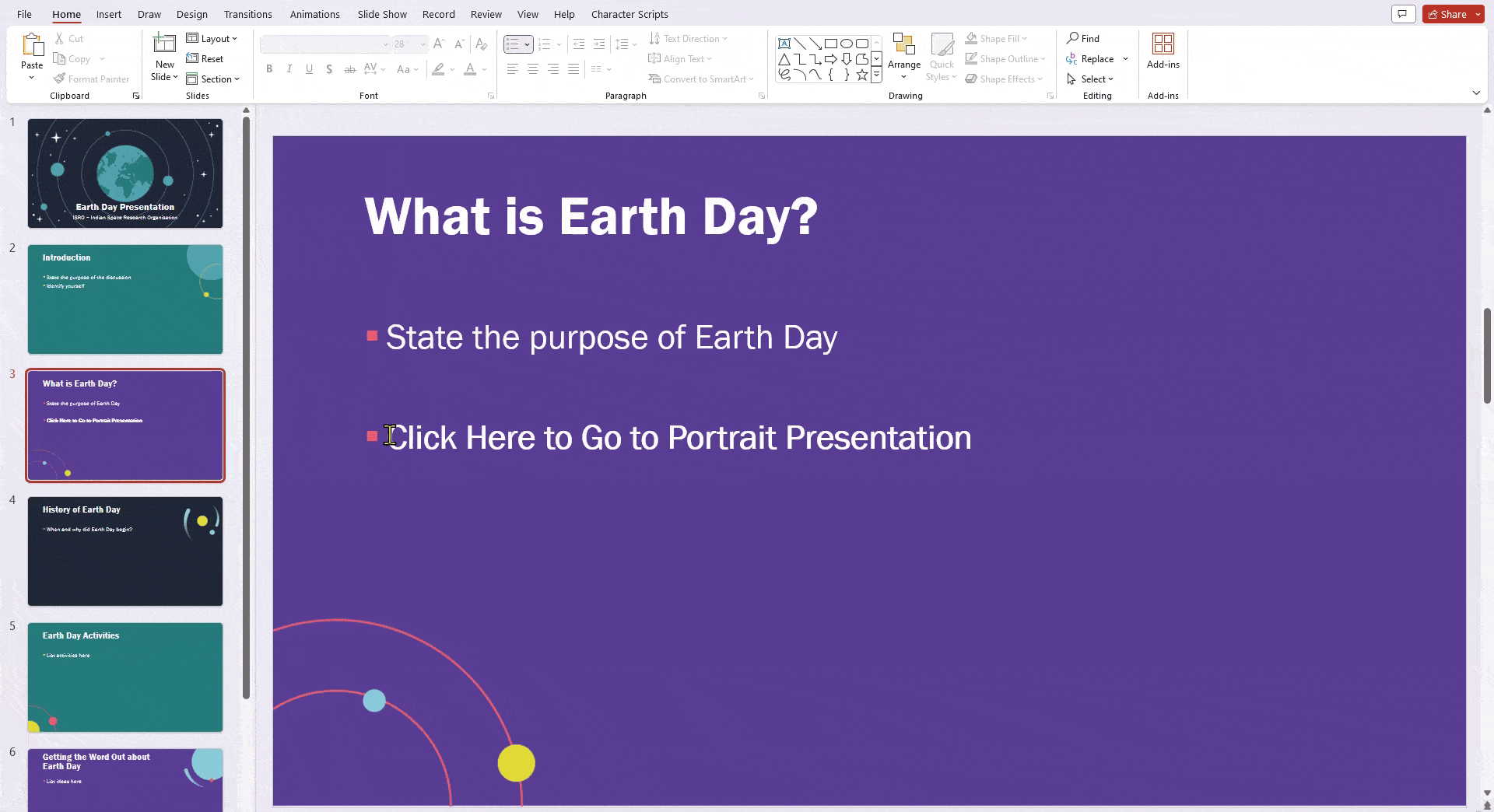 link your portrait presentation