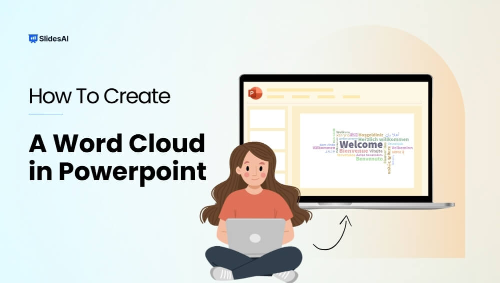 how to create word cloud in powerpoint