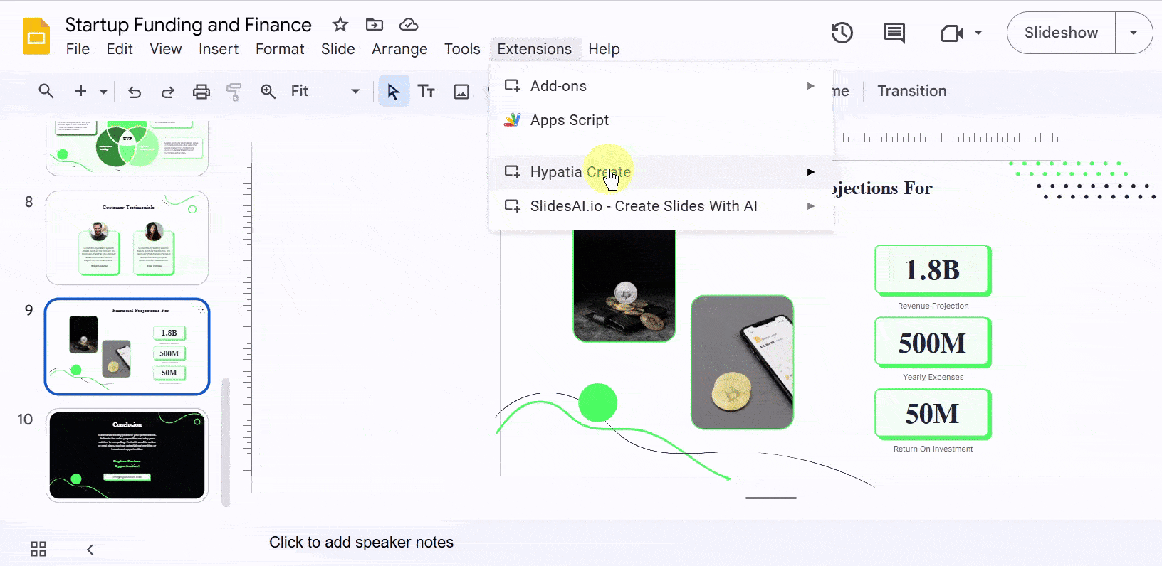 How to Add Fractions in Google Slides Using Hypatia Create